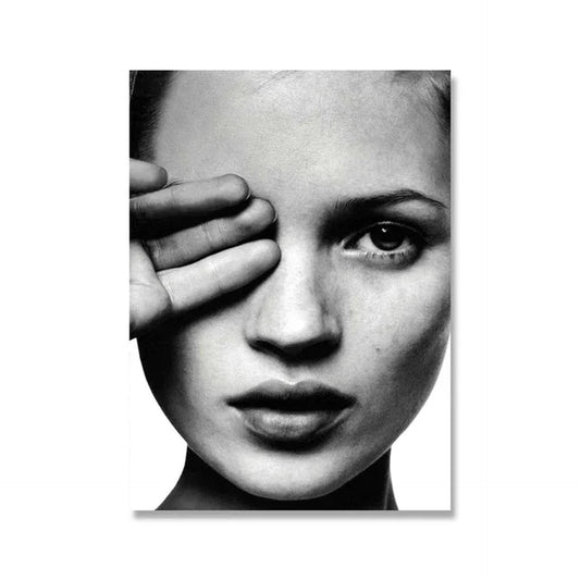 Quiet Contemplation Poster | Kate Moss | Supermodel Art Print | Iconic Photography Décor