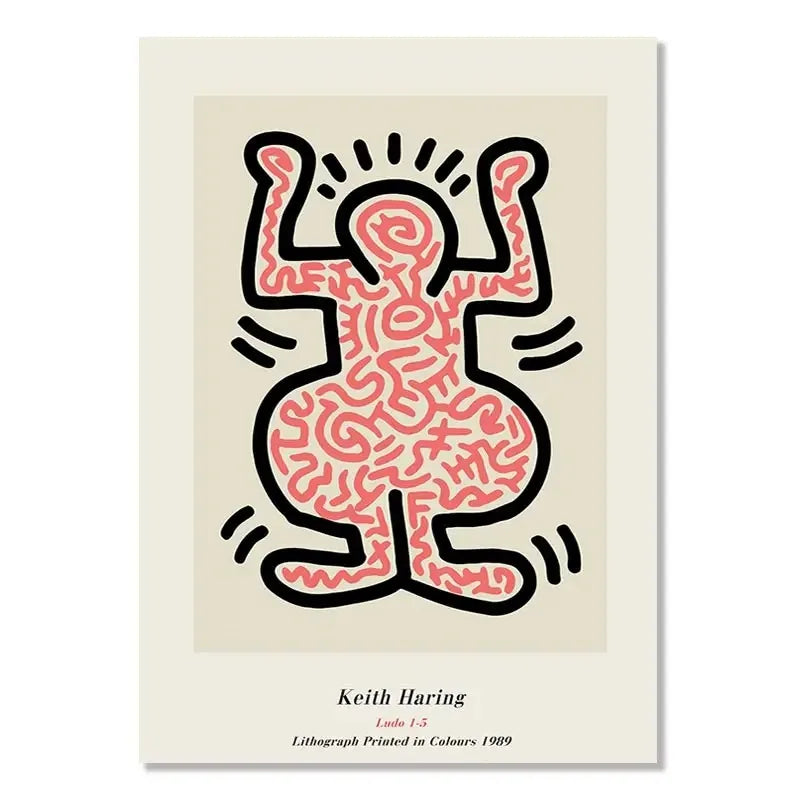 Keith Haring | Iconic Poster Collection | Celebrating Artistic Expression Across Styles and Eras