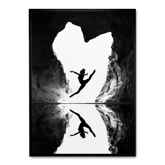 A Beating Heart | Artistic Wall Poster | Heartbeat Design | Home Decor | Living Room Art | High-Quality Print