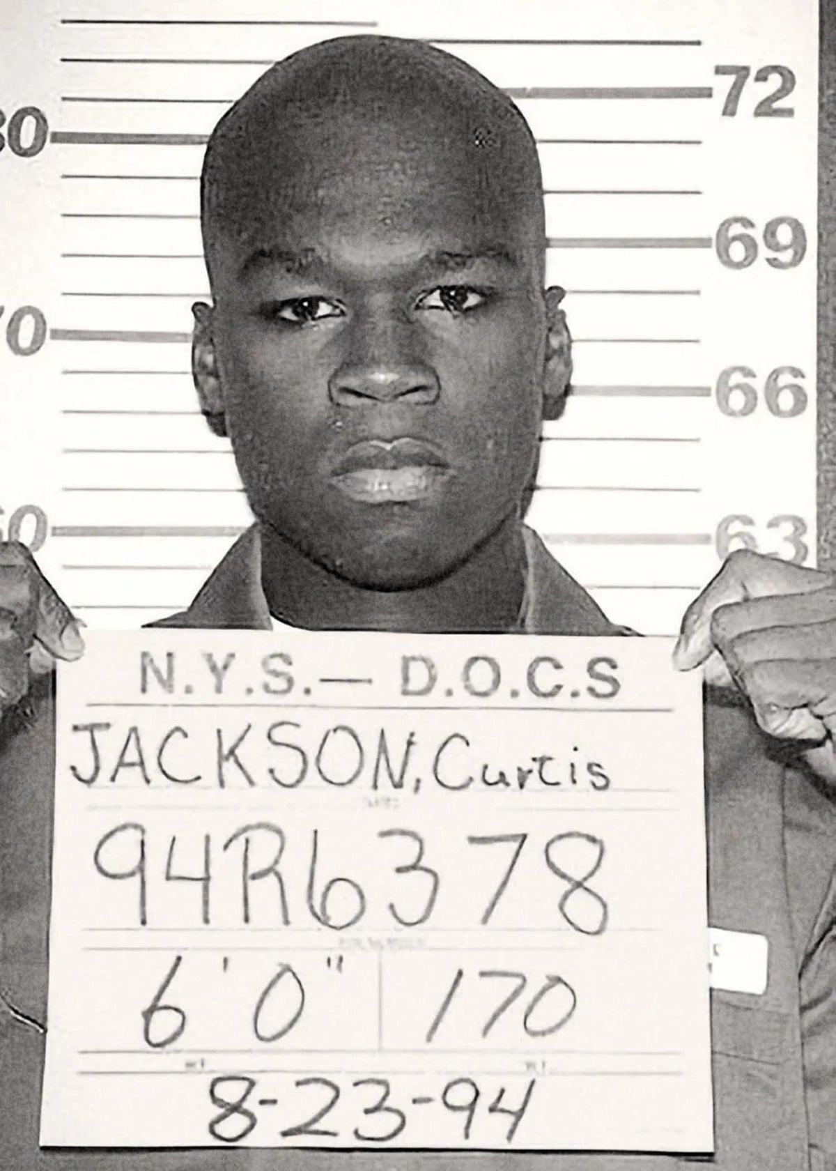 50 CENT MUGSHOT