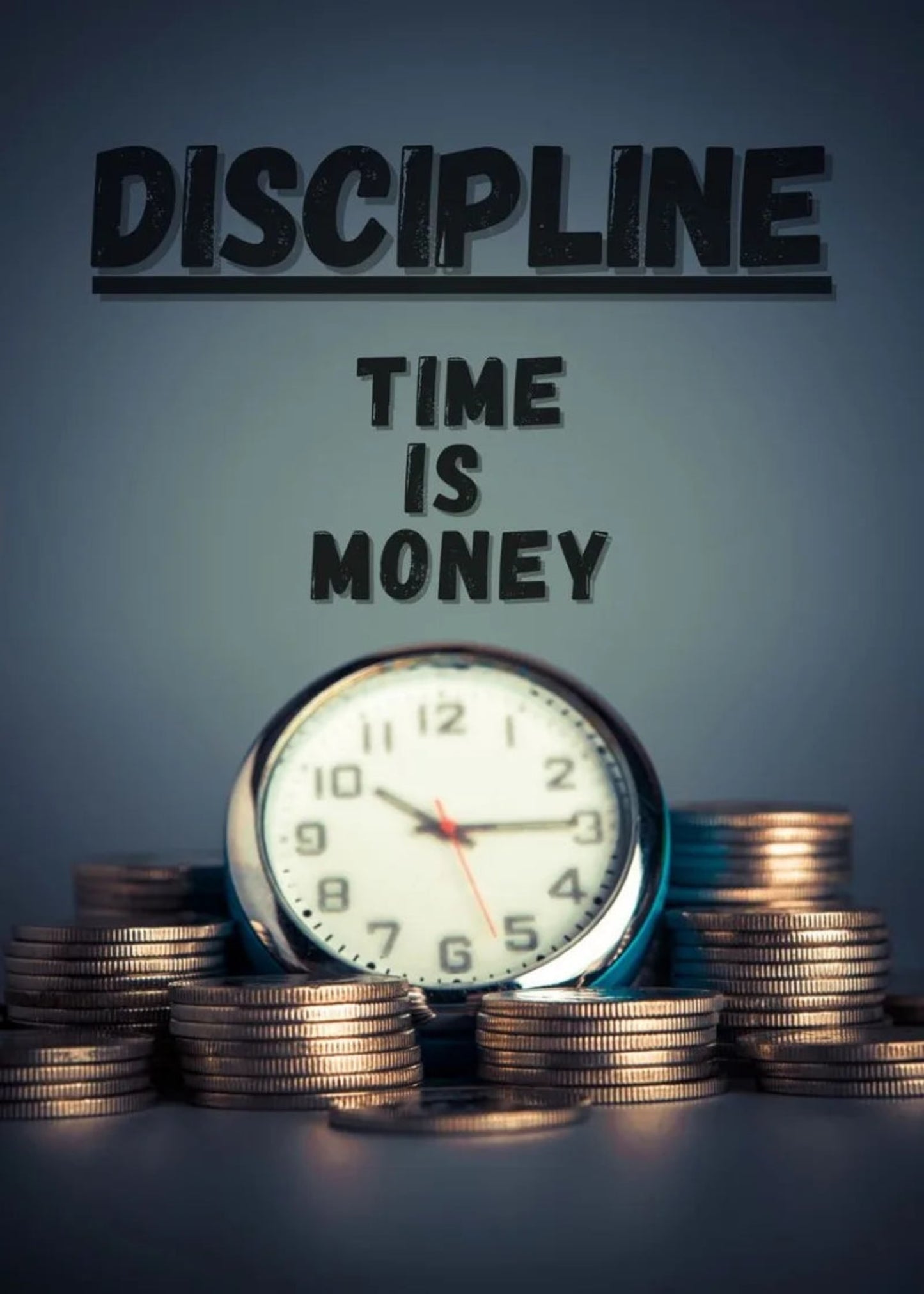 Time is Money | Motivational Clock Art
