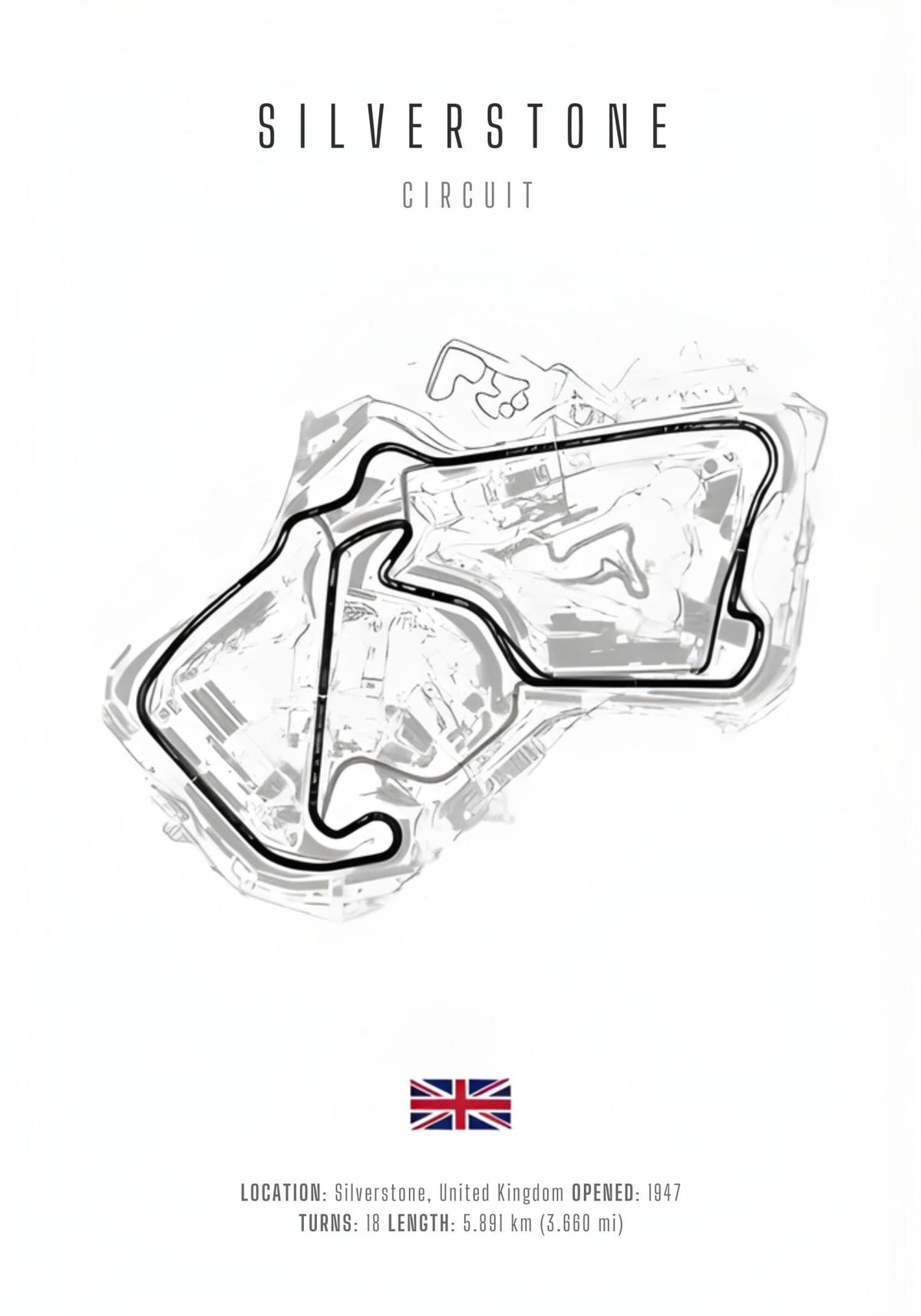 SILVERSTONE CIRCUIT BLUEPRINT