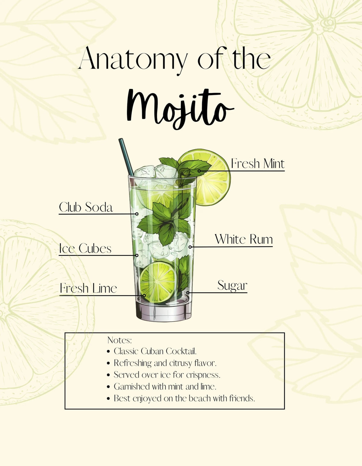 ANATOMY OF A MOJITO