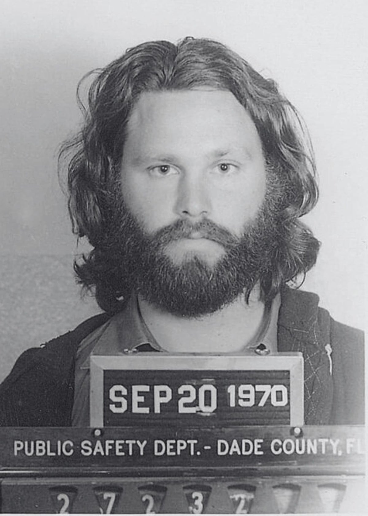 JIM MORRISON MUGSHOT