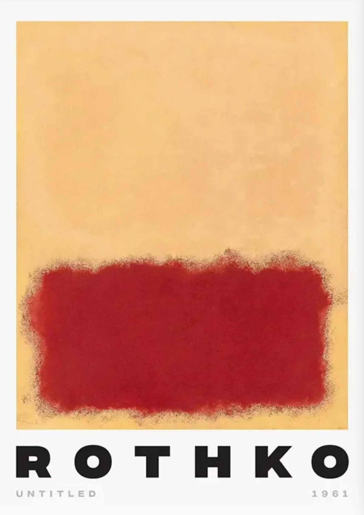 RED ON CREME