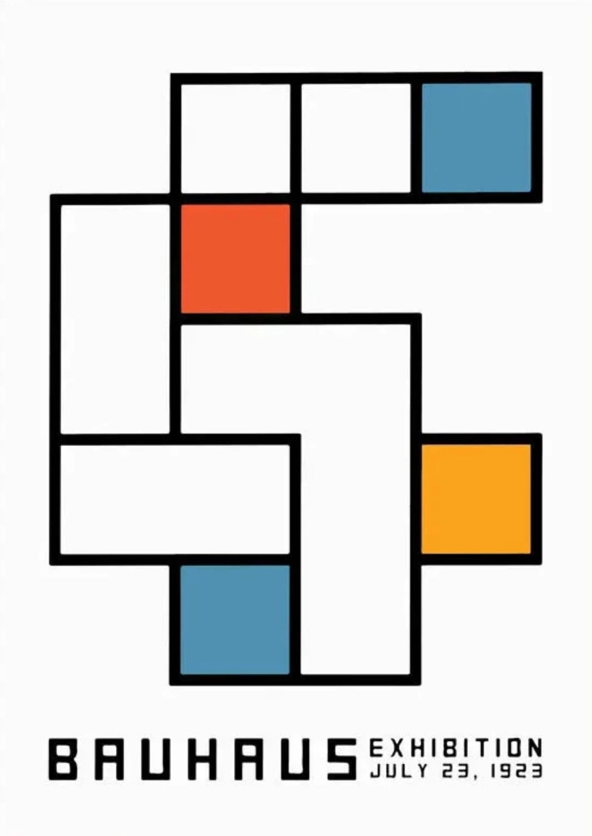 PIET MONDRIAN: BAUHAUS 1923