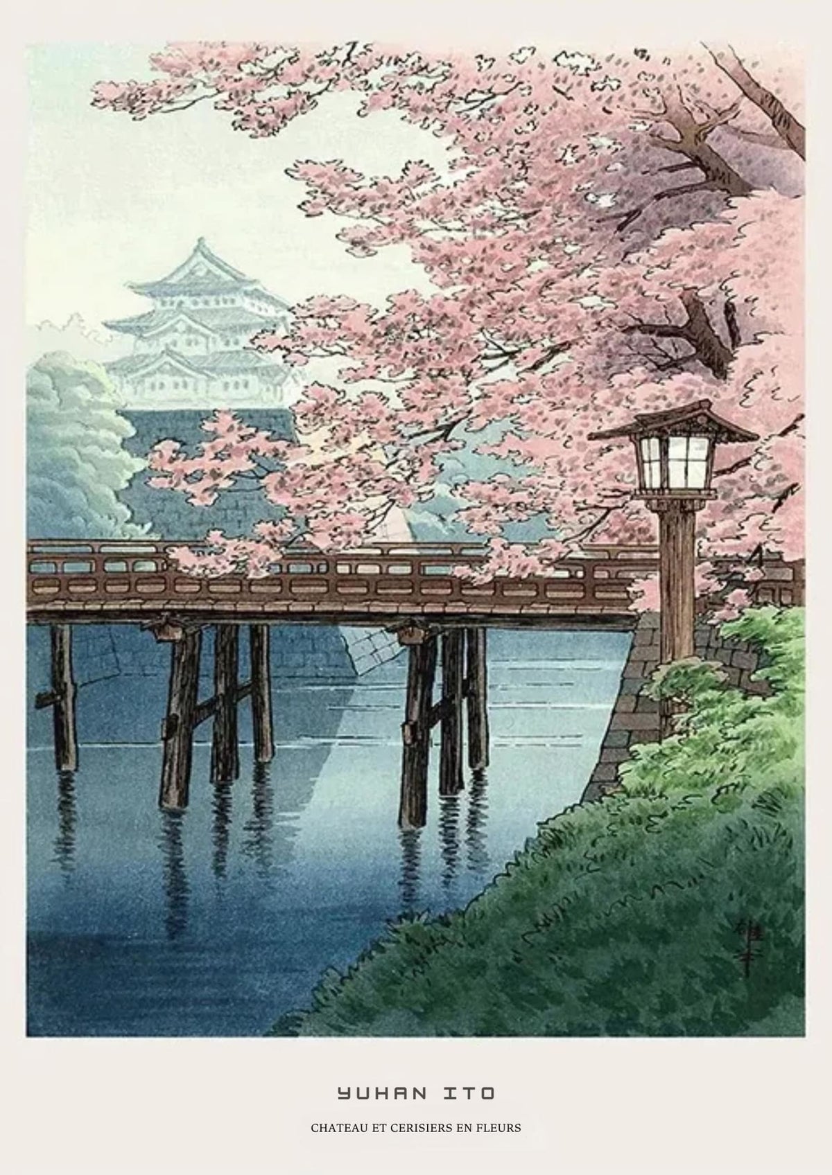 CHATEAU AND CHERRY BLOSSOMS