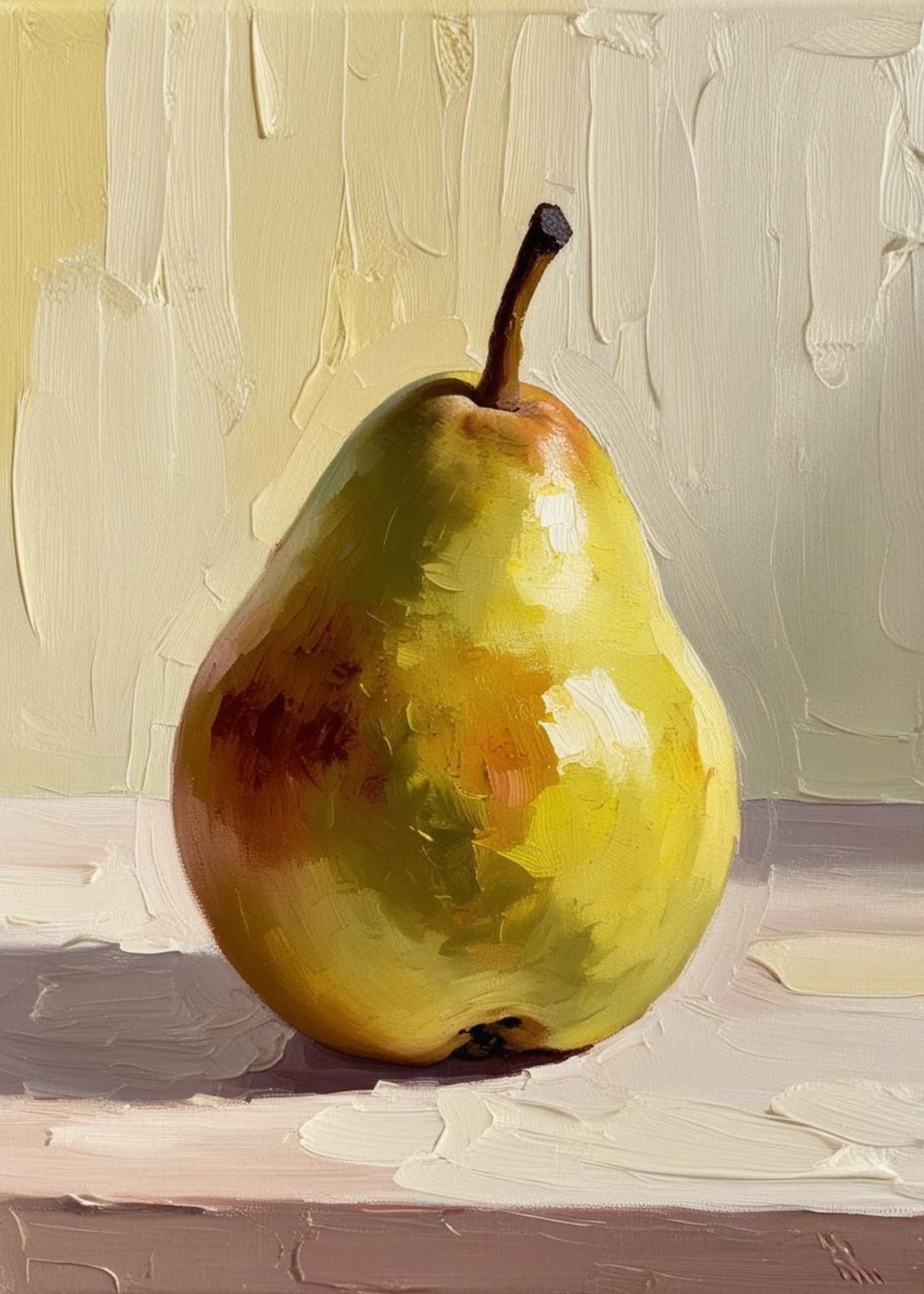 Fruits Gallery Pear Poster | Artistic Wall Decor | Vibrant Print | Nature-Inspired Art | Home & Garden Decor | Visual Artwork