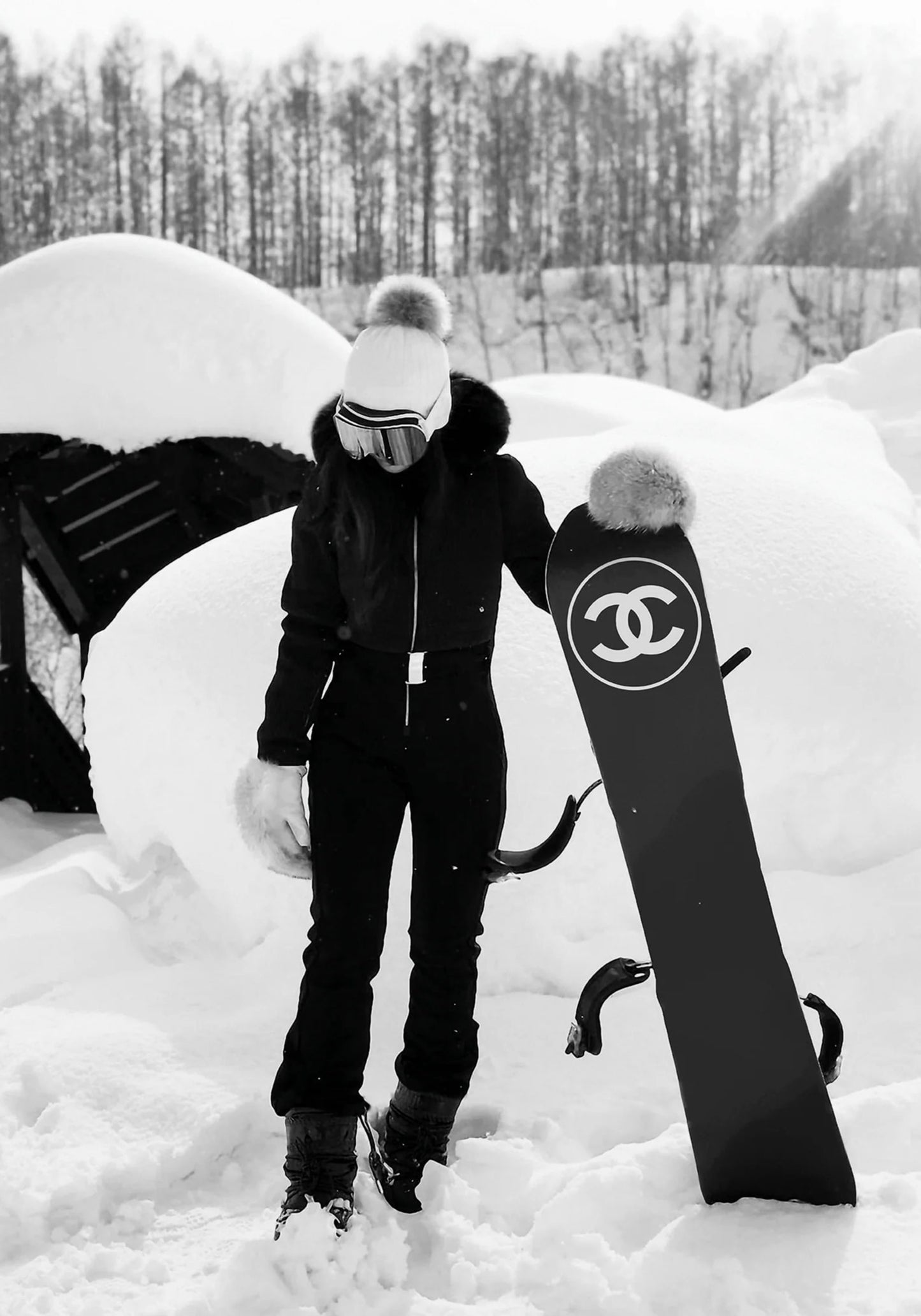 CHANEL SNOWBOARDING STYLE