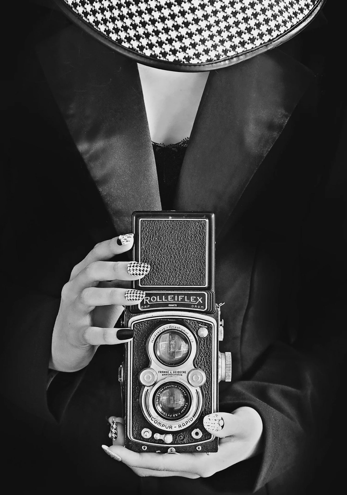 Vintage Woman With Camera | Retro Portrait