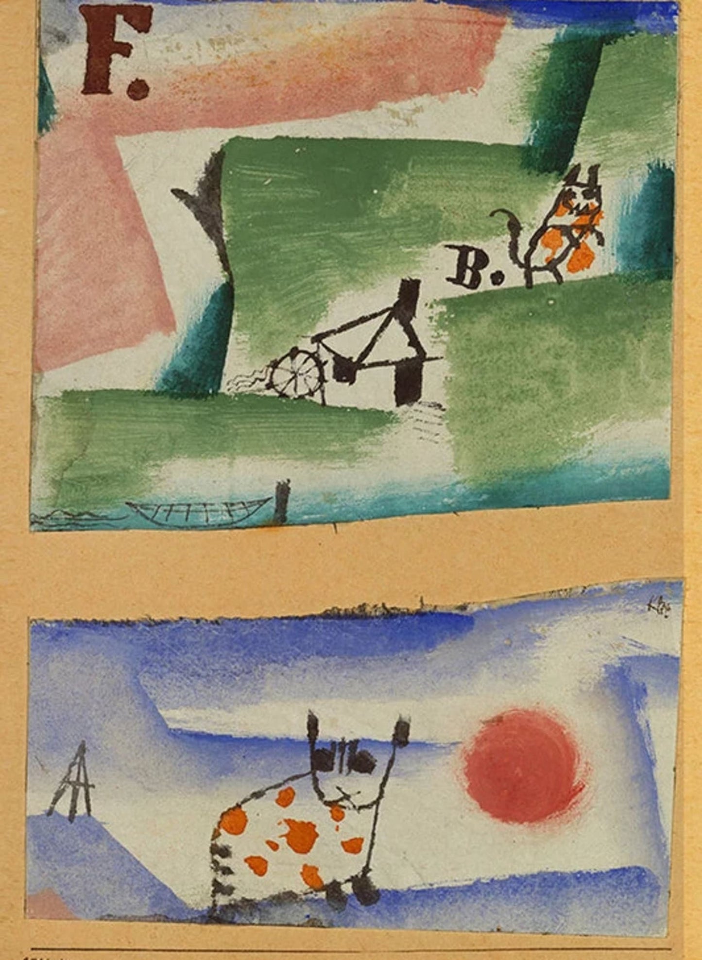 Paul Klee | Tomcat's Turf | Abstract Cat Illustration