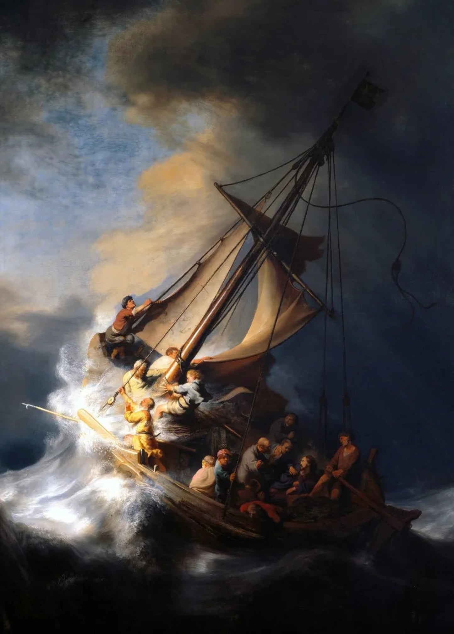 Rembrandt | The Storm on the Sea of Galilee | 1633 Classic Art