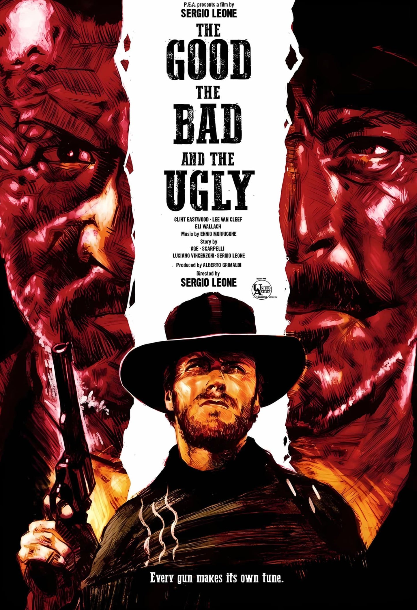 Every Gun Makes its OWN TUNE | The Good the Bad and the Ugly | Cult Movies Poster