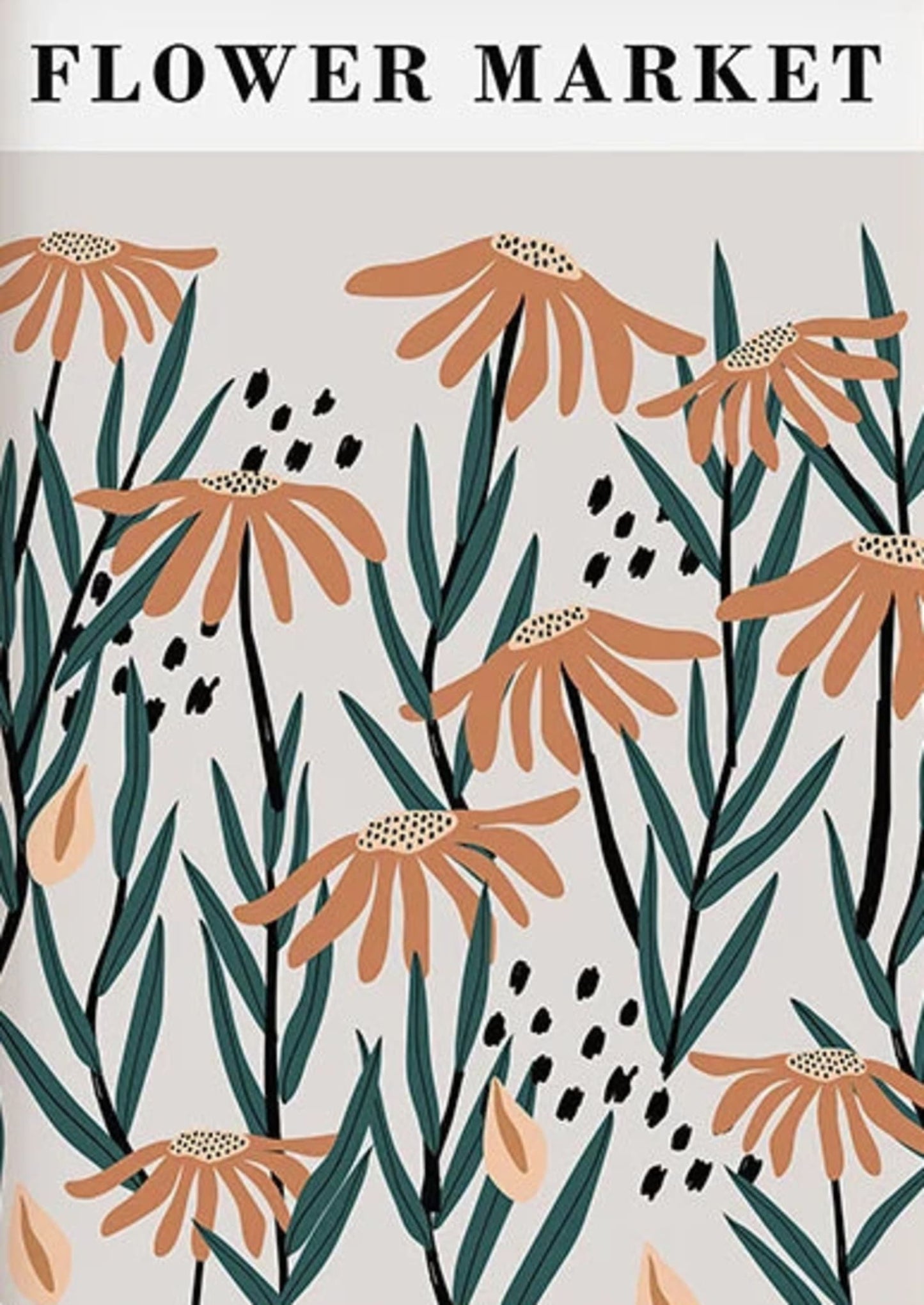 Spring Flower Market | Vibrant Floral Decor | Bright Seasonal Botanical