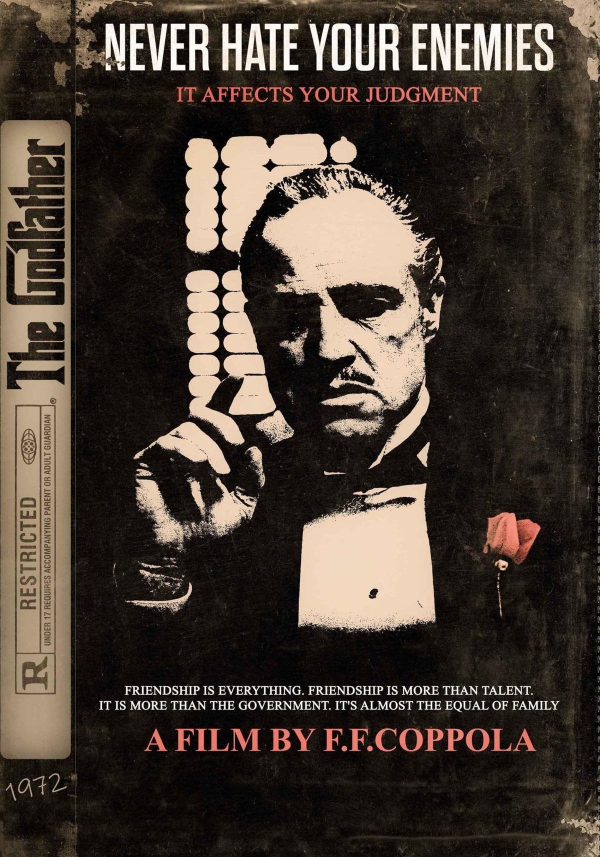 THE GODFATHER VHS COVER
