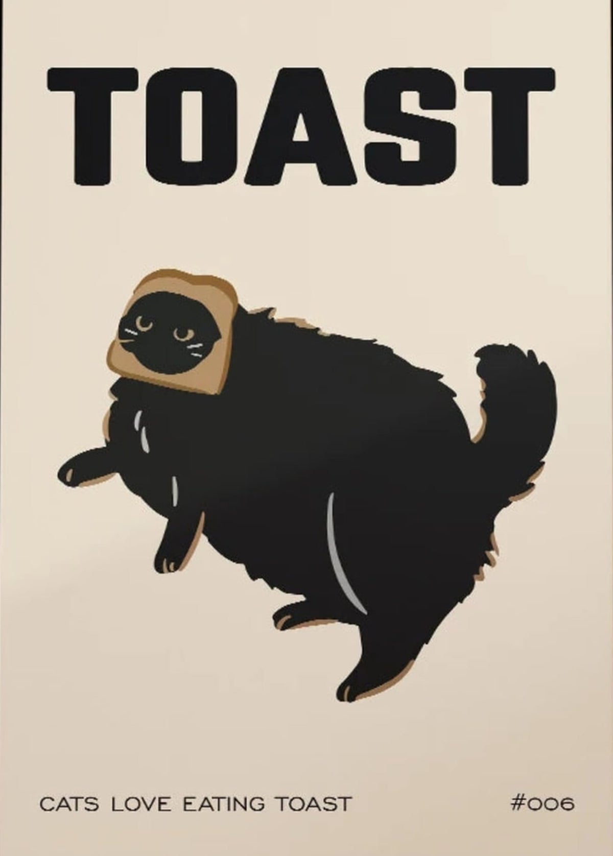 BIG CAT RETRO KITCHEN ART