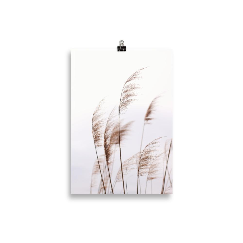 Windy Riets Scenic Landscape Poster | Nature Art Print | Home & Garden Decor | Wall Artwork