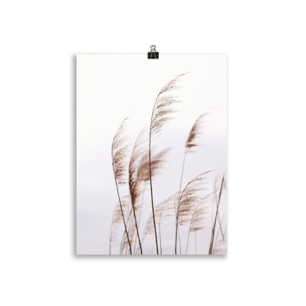 Windy Riets Scenic Landscape Poster | Nature Art Print | Home & Garden Decor | Wall Artwork