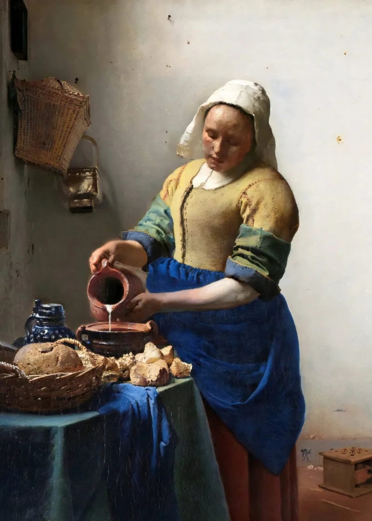 THE MILKMAID BY REMBRANDT