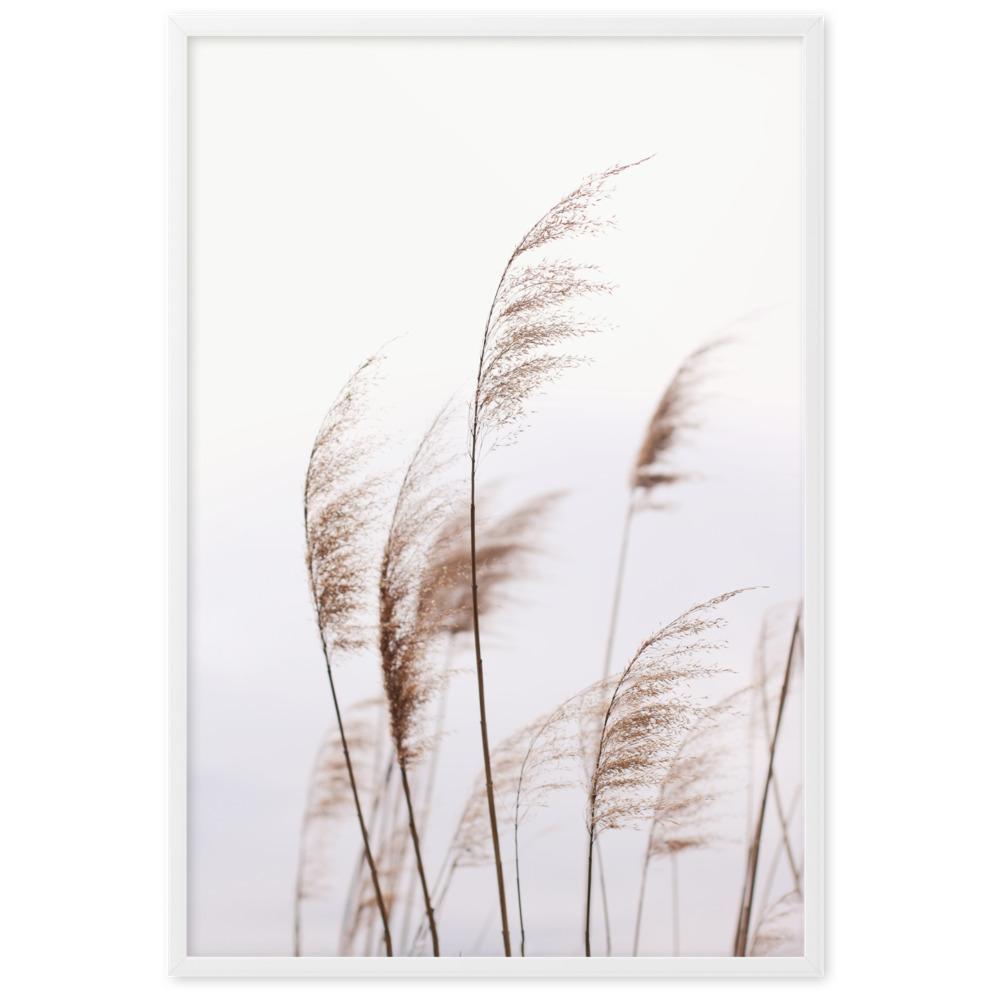 Windy Riets Scenic Landscape Poster | Nature Art Print | Home & Garden Decor | Wall Artwork