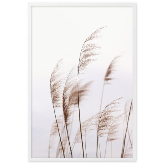 Windy Riets Scenic Landscape Poster | Nature Art Print | Home & Garden Decor | Wall Artwork