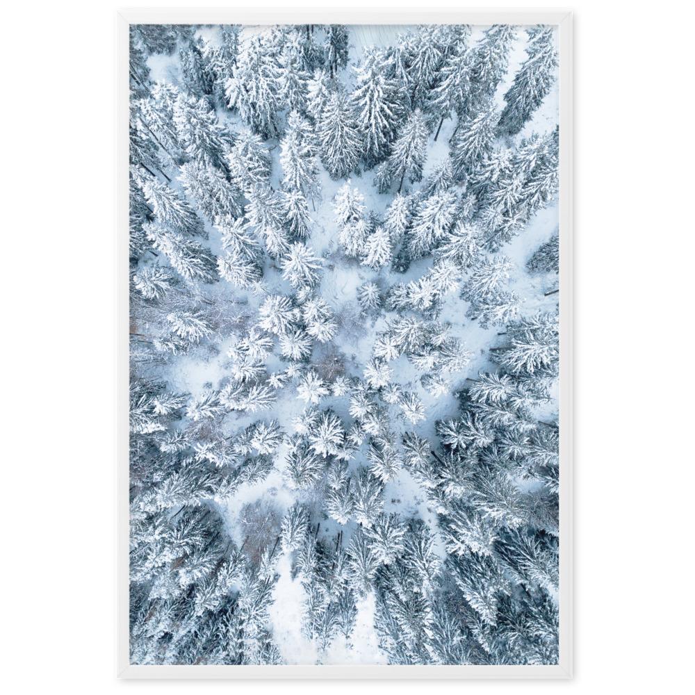 Winter Forest Scene | Nature Landscape Art | Seasonal Poster | Wall Decor | Enchanting Wilderness