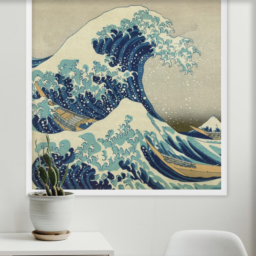 The Great Wave off Kanagawa | Hokusai Art Print Poster | Iconic Japanese Artwork | Wall Decor