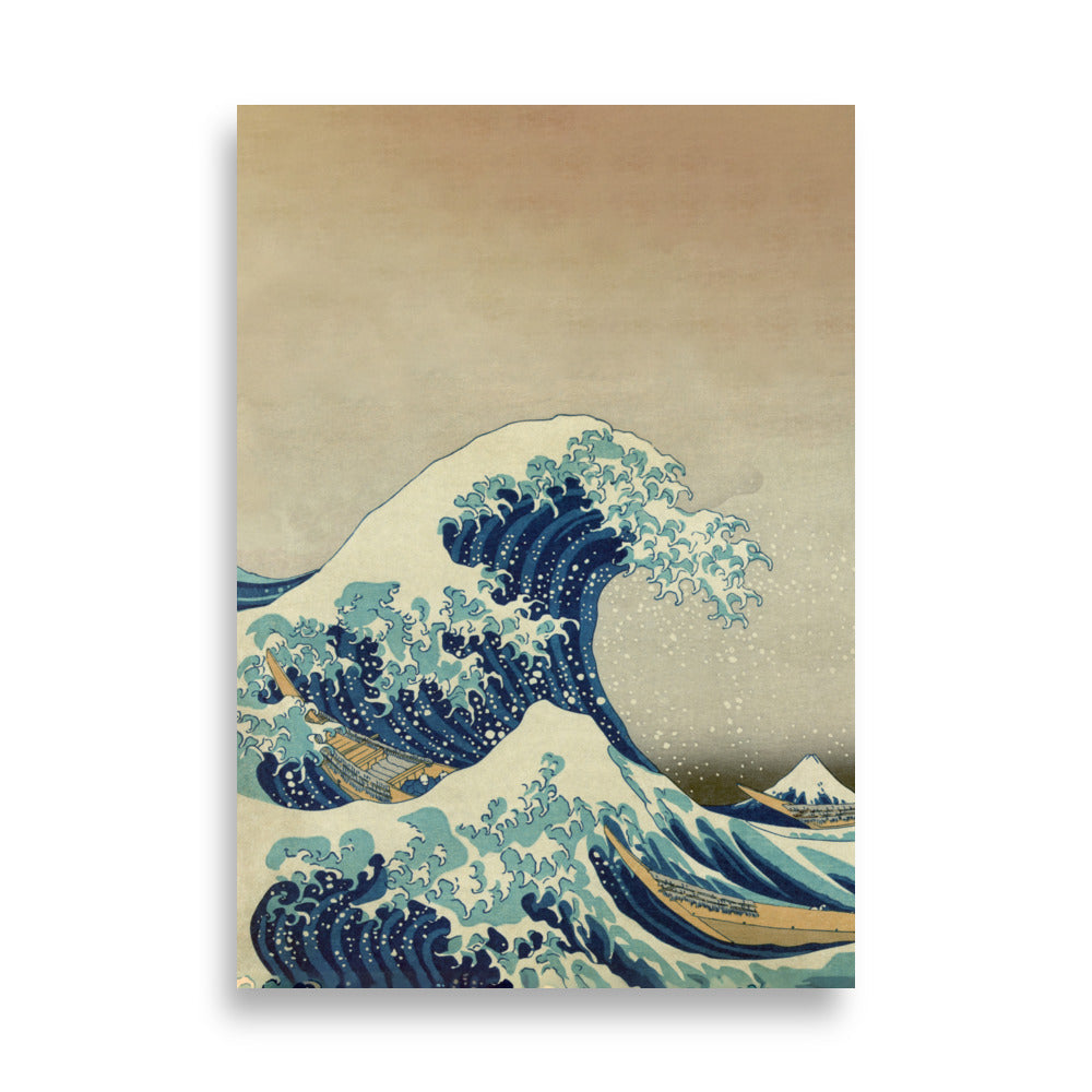 The Great Wave off Kanagawa | Hokusai Art Print Poster | Iconic Japanese Artwork | Wall Decor