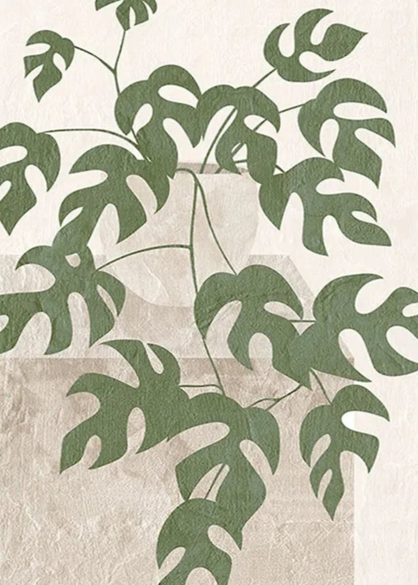 Urban Greenery Design | Earth Elements | Poster | Wall Art for Home & Garden Decor