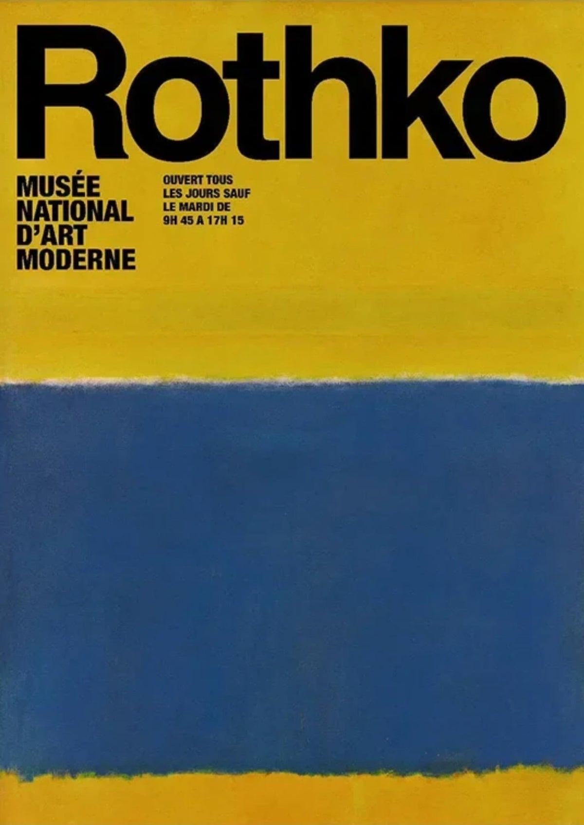BLUE ON YELLOW