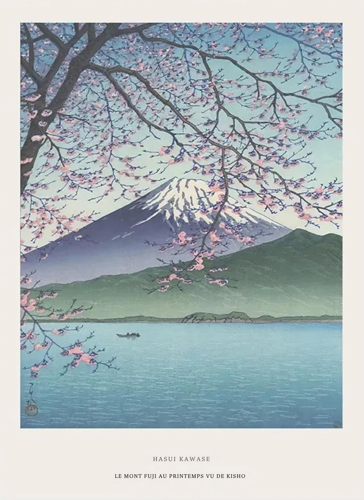 SPRING VIEW OF MOUNT FUJI