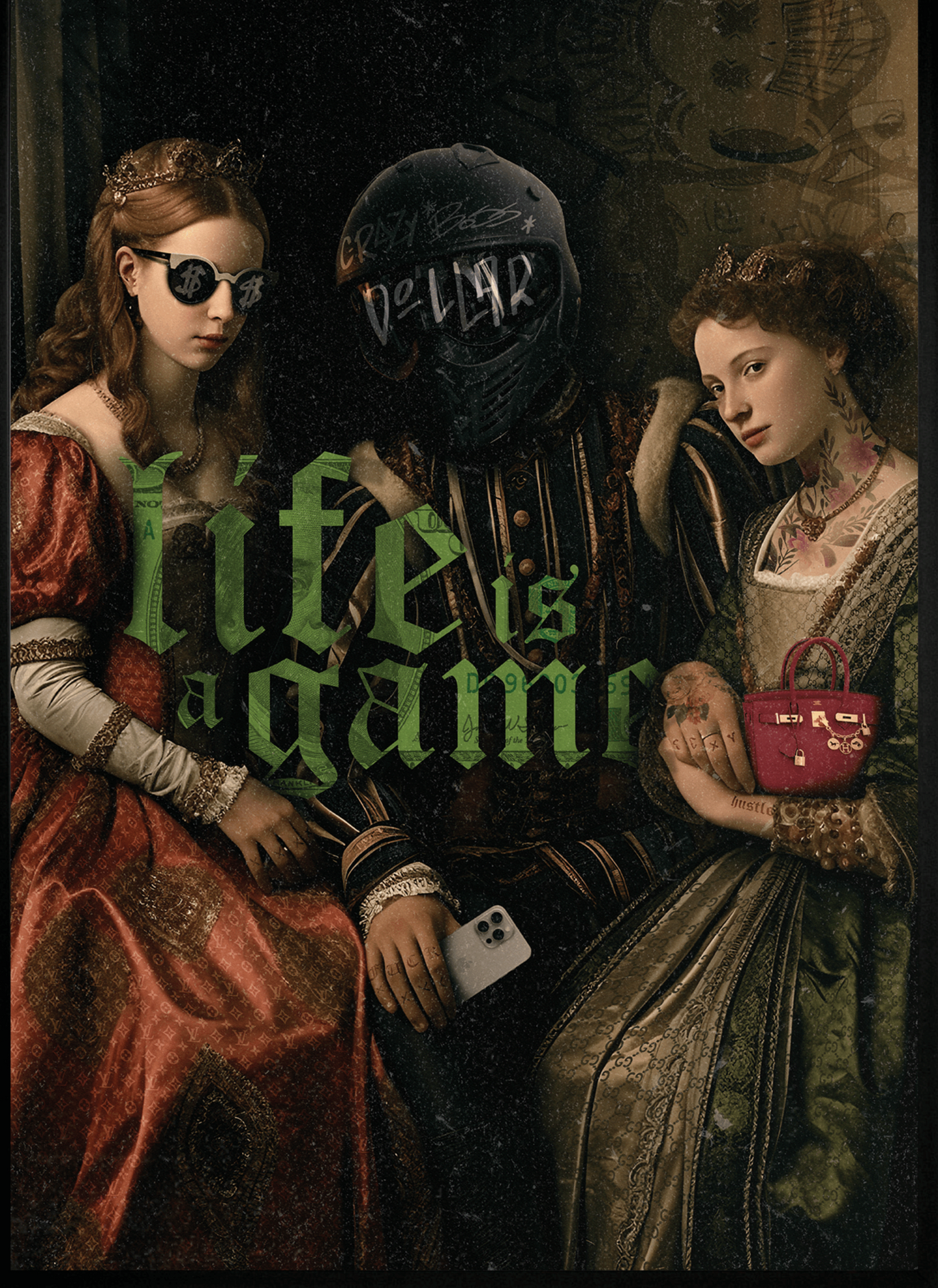 Life Is A Game | Motivational Quote Poster | Wall Art Decor | Inspirational Home & Office Decoration | Premium Quality Print