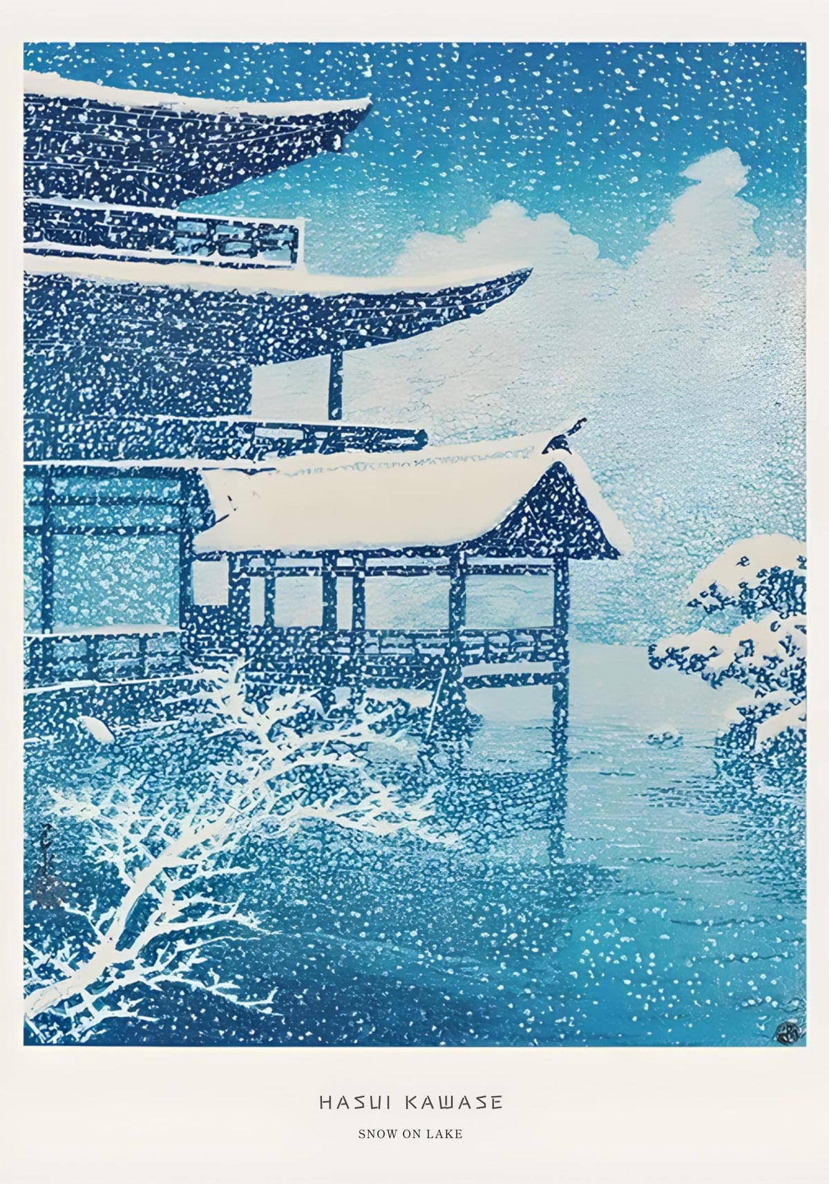 SNOW ON LAKE