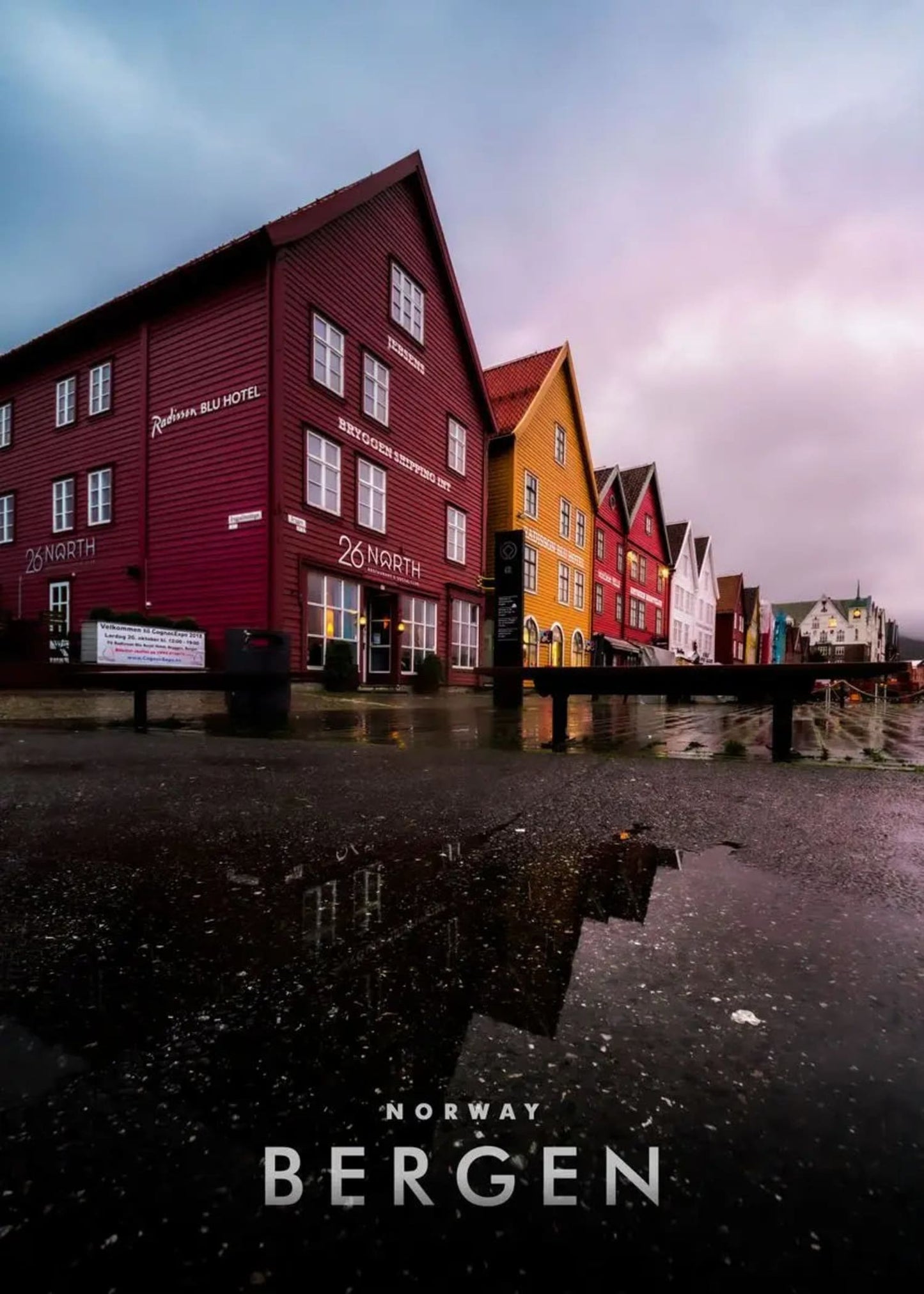 RAINY DAY AT BRYGGEN