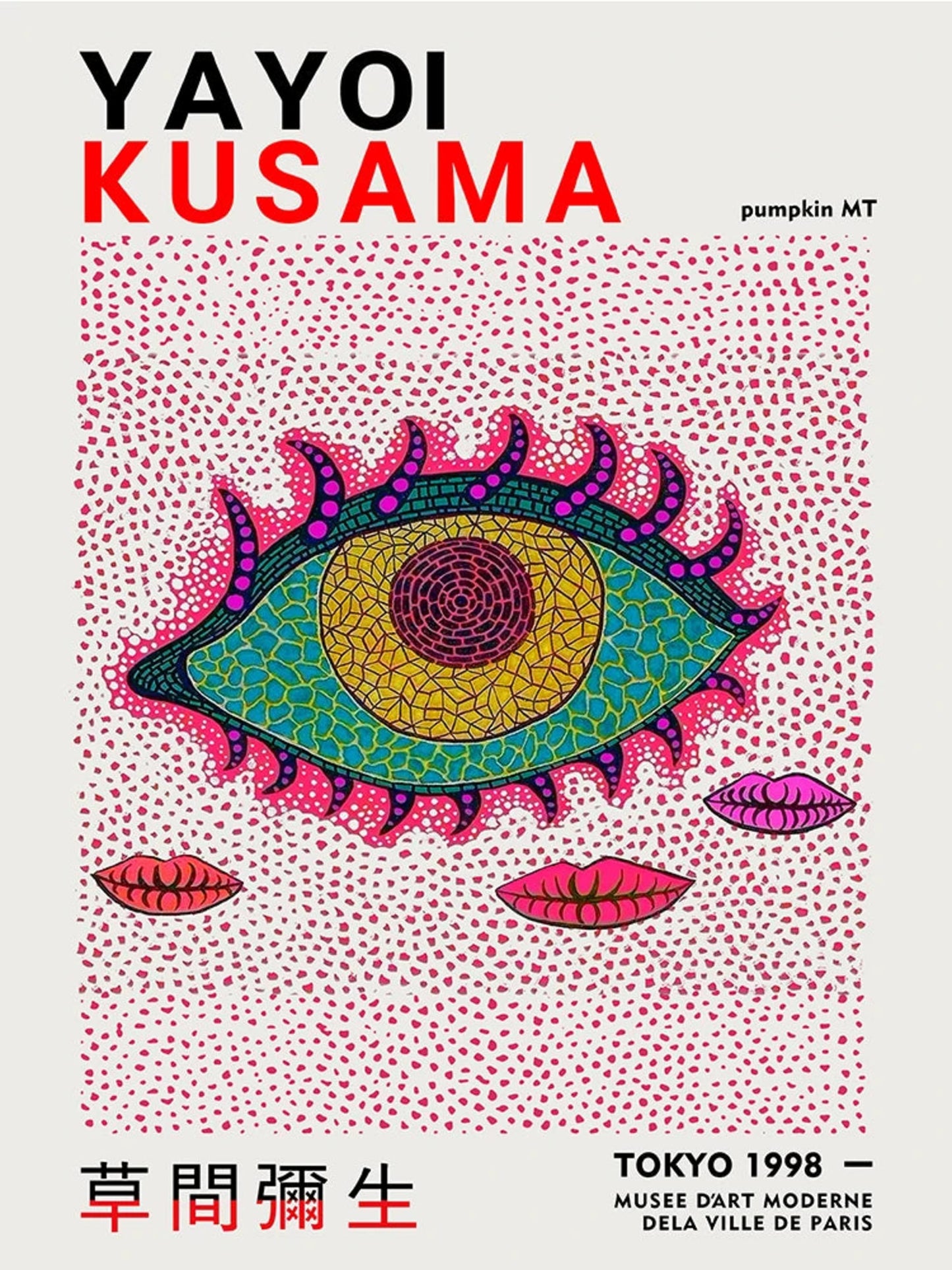 PUMPKIN PATTERN BY YAYOI KUSAMA