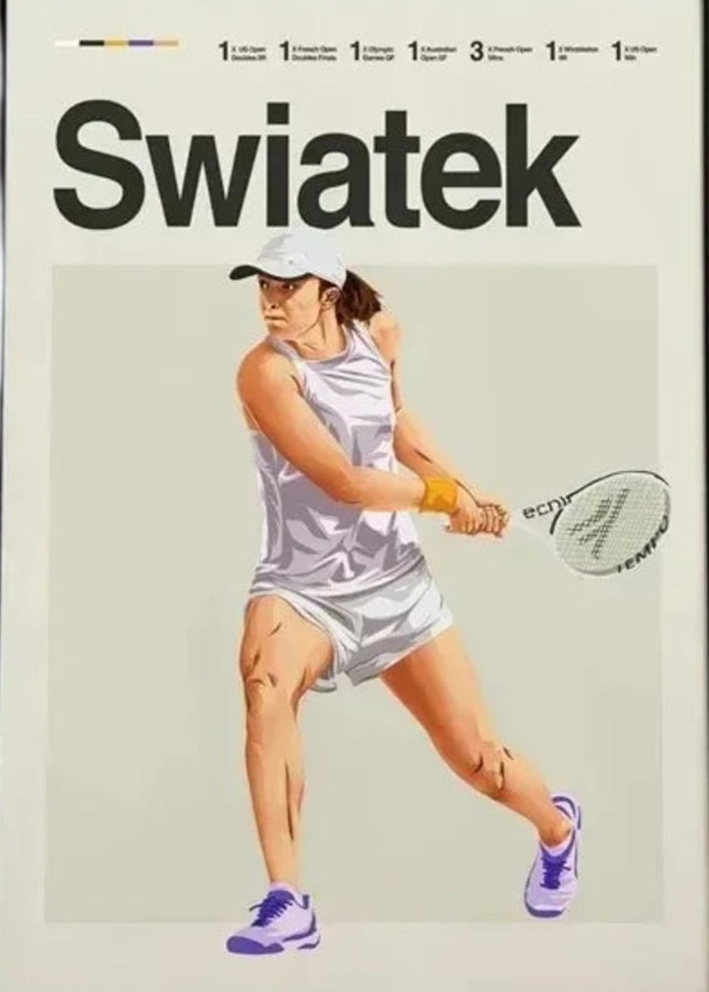 Iga Swiatek | Modern Tennis Art