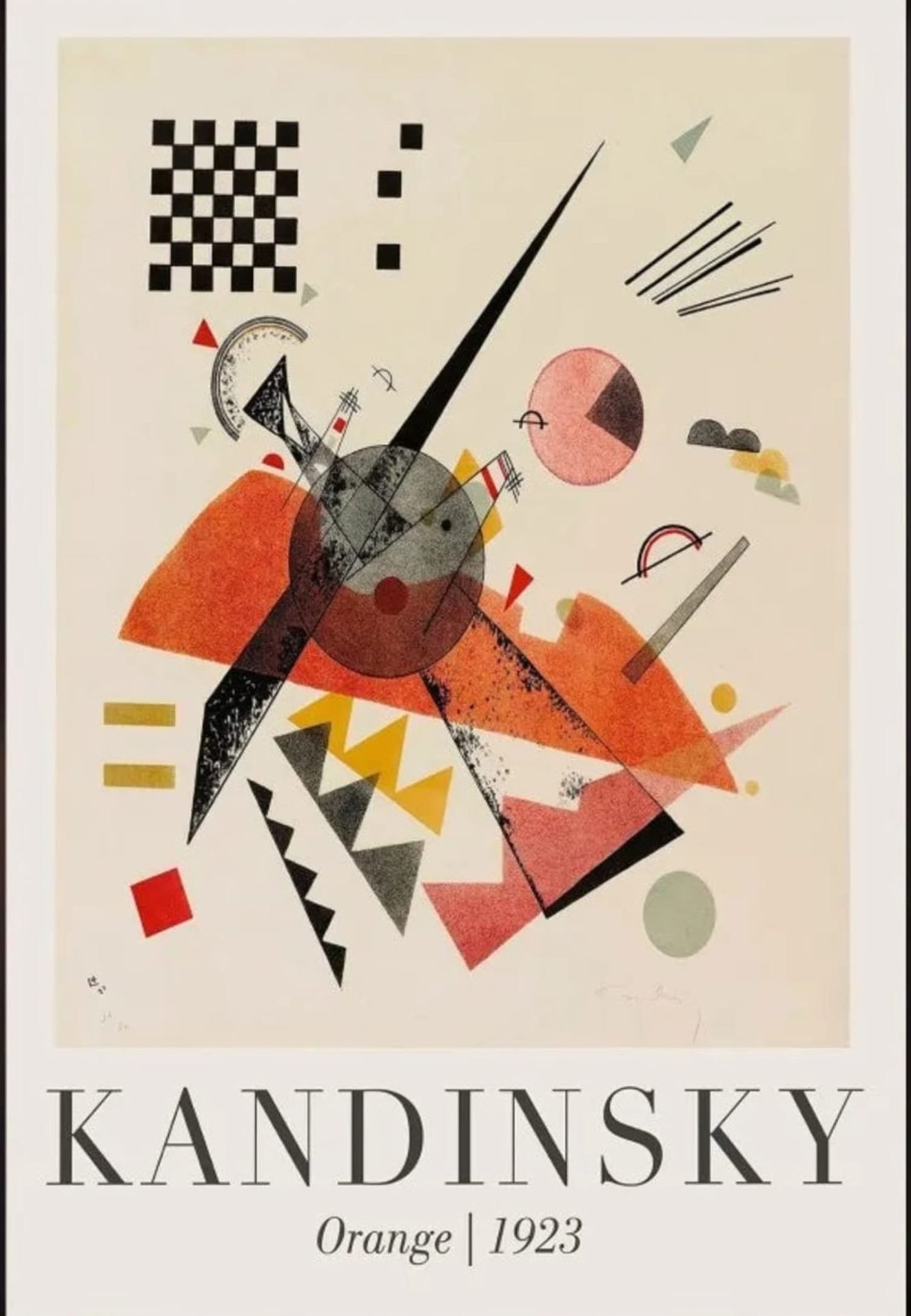 Orange | Wassily Kandinsky | 1923 | Modern Art Exhibition Poster