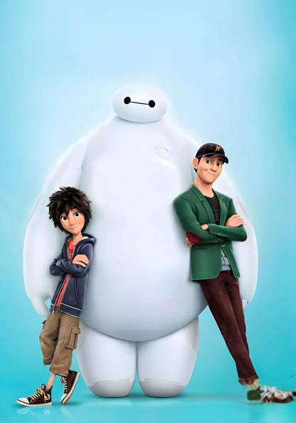 THE TRIO | BIG HERO 6 | Disney Movie Poster
