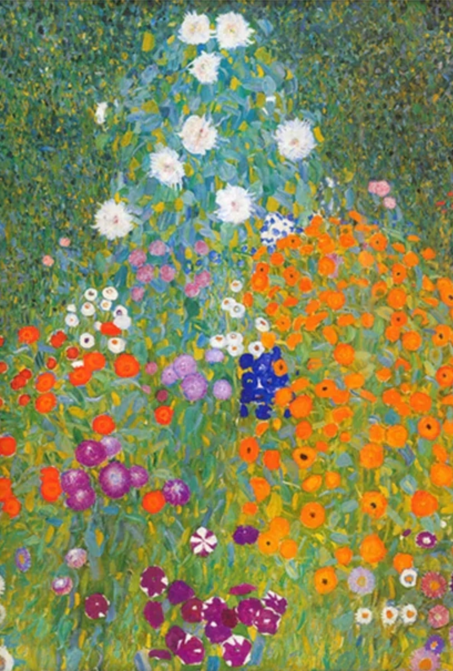 Klimt's Flower Garden | Art Nouveau Floral Vintage