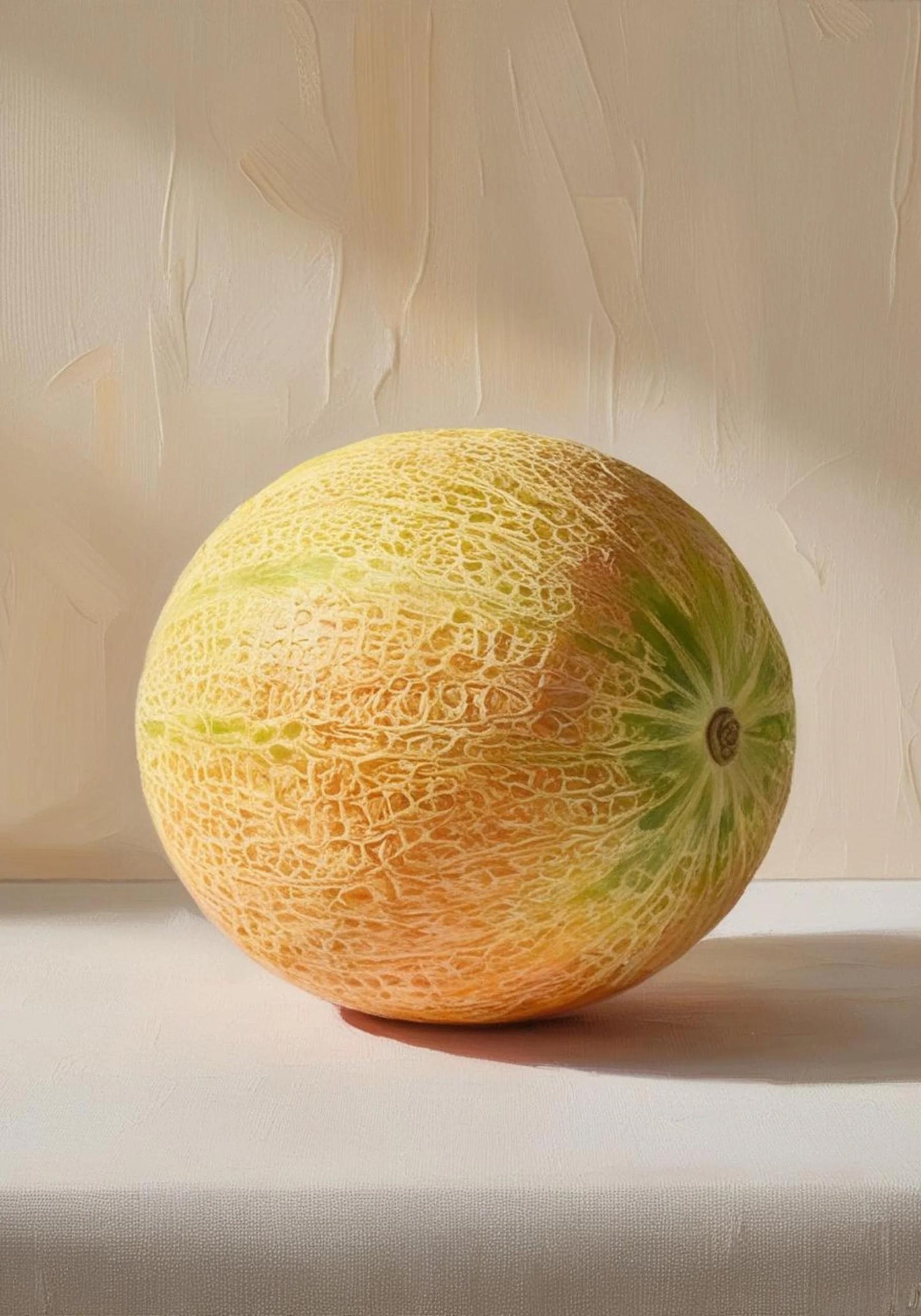 Cantaloupe and Melon | Vibrant Fruits Illustration