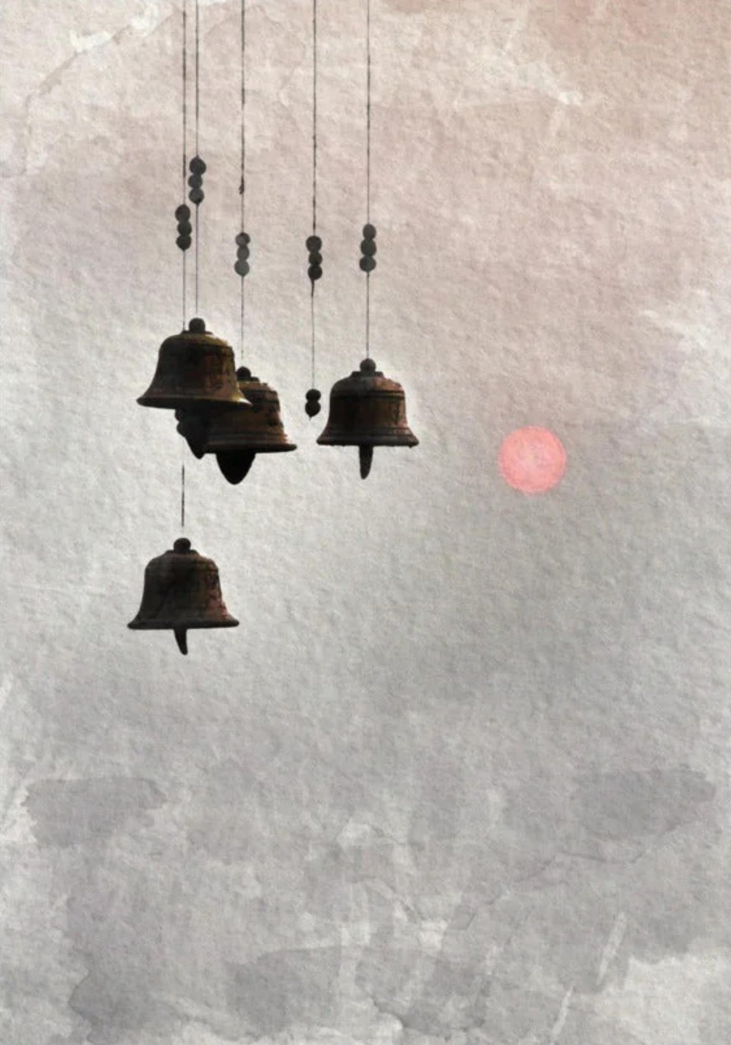 korean wind bells - poster