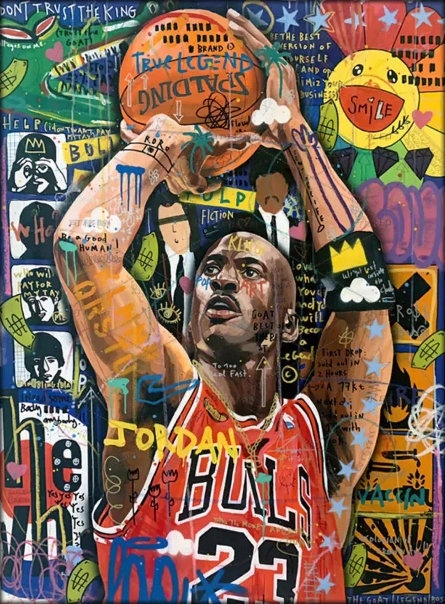 Michael Jordan | Chicago Bulls Graffiti Mural