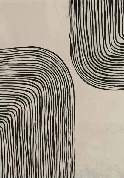 Abstract Minimalism Poster | Fluid Divide Design | Modern Wall Art Decor | Contemporary Home Decor