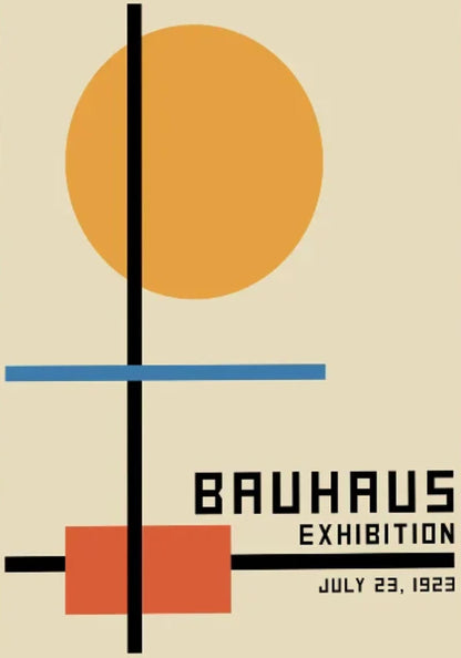 Colorful Bauhaus Geometric Design | Modern Art