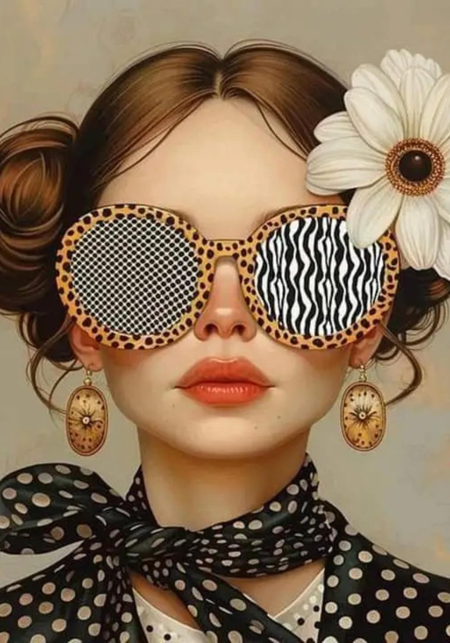 Floral Girl | Chic Patterned Elegance