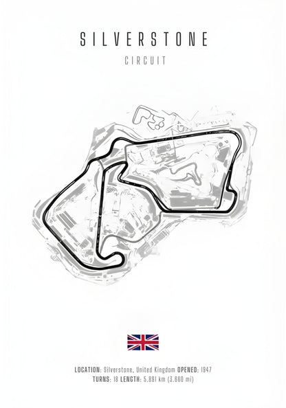 Silverstone F1 | Race Track Blueprint