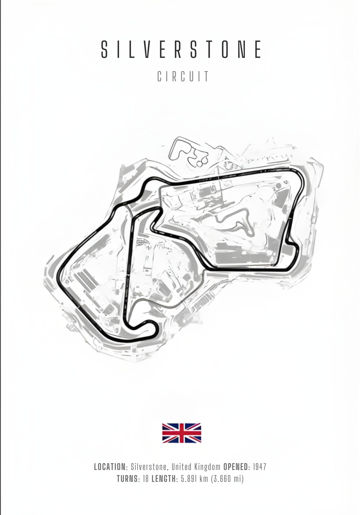 Silverstone F1 | Race Track Blueprint