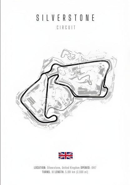 Silverstone F1 | Race Track Blueprint