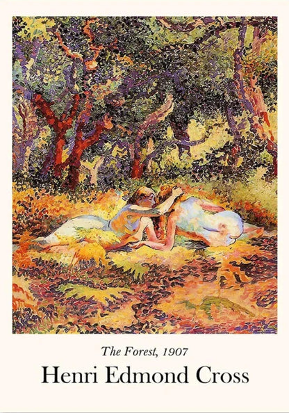 Henri Edmond Cross | The Forest 1907 | Impressionist Vintage Style