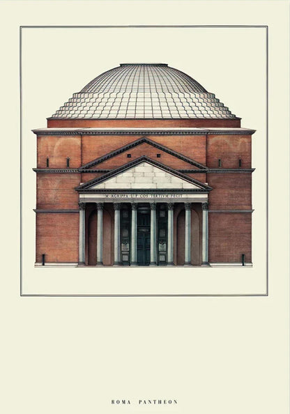 Pantheon | Rome | Italy | Ancient Roman Engineering | Iconic Roman Architecture | Historical Landmarks Posters